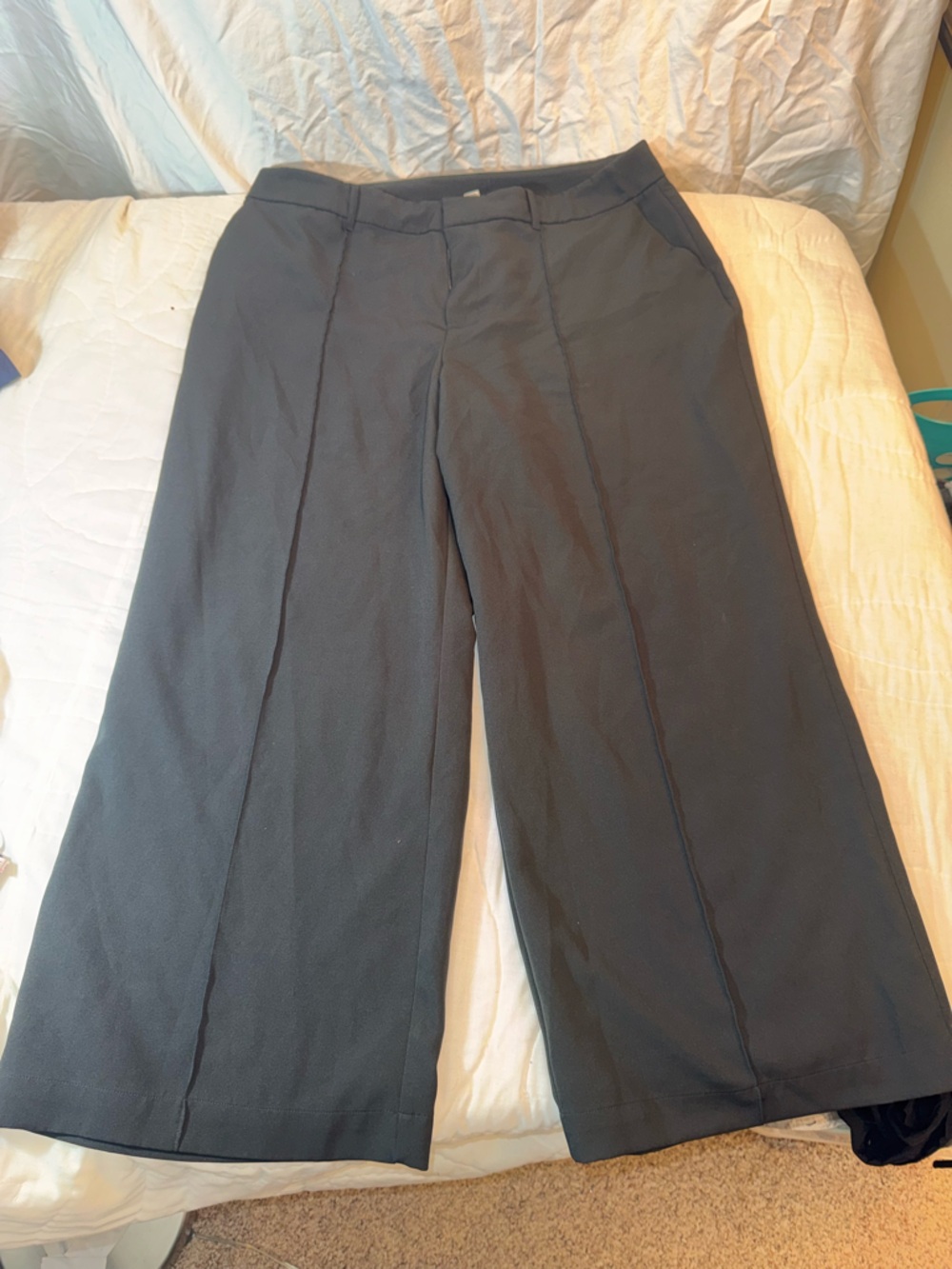 20 Ava & Viv Black wide leg work pants